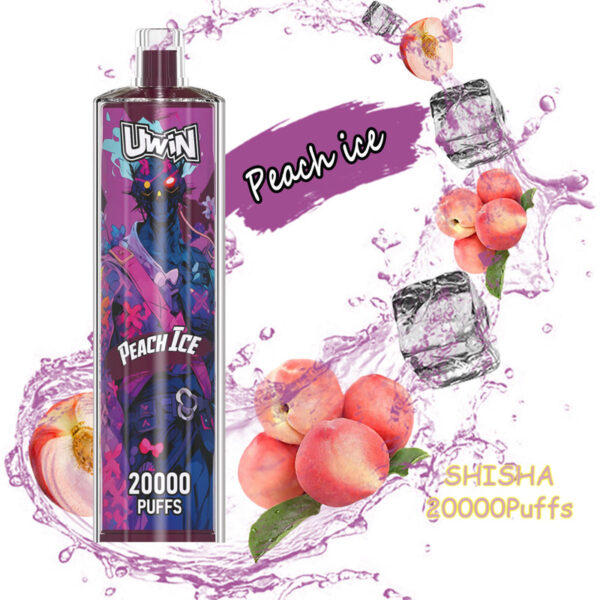 UWIN HOOKAH Crystal 20000 Puffs Peach ice Disposable Vapes