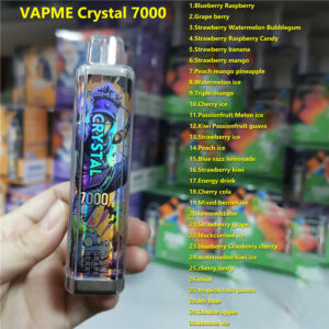 Vapme Crystal 7000 Puffs Price Best Value for High-Performance Disposable Vapes