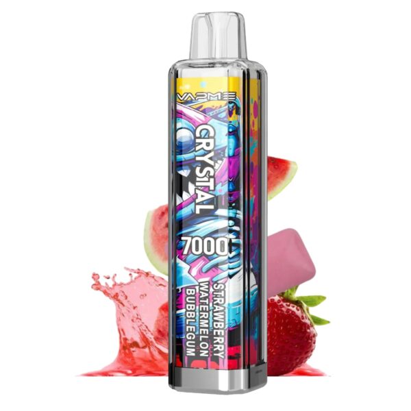 Vapme Crystal 7000 Strawberry Watermelon Bubblegum