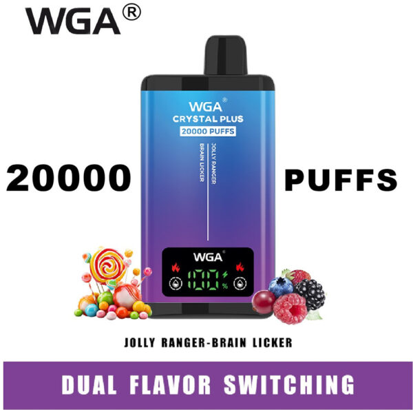 WGA Crystal Plus 20000 Vape 2 in 1 Rechargeable Vape