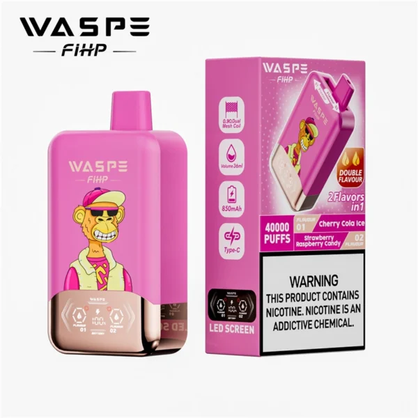 Real Pictures of Waspe 40000 Puffs Disposable Vape