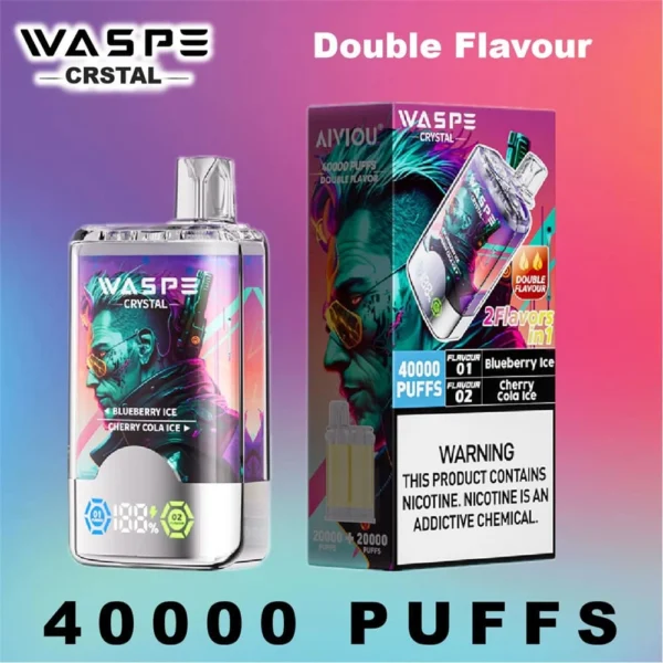 WASPE 40000 Puffs Crystal Low Nicotine Disposable Vape