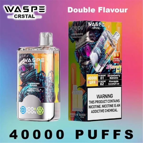 WASPE 40000 Puffs Crystal Vape Wholesale Bulk Buy